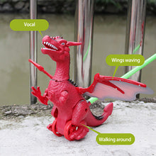 Load image into Gallery viewer, Large Hand Push Plane Tongue Out Blink Toy Plastic Animal Train Car Modeling Toddler Push Cart Parent Child Interactive Toy