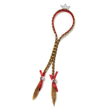 Load image into Gallery viewer, Princess Braid Gloves Set for Elsa Anna Cosplay Dress UP Cinderella Sofia Aurora Rapunzel Headband Hair Hoop with Braids Flower