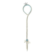 Load image into Gallery viewer, Princess Braid Gloves Set for Elsa Anna Cosplay Dress UP Cinderella Sofia Aurora Rapunzel Headband Hair Hoop with Braids Flower