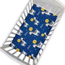 Load image into Gallery viewer, Newborn Baby Fitted Crib Sheets130*70 cm Cartoon Print Bed Sheet Baby Bed Mattress Covers for Unisex Baby Boys Girls