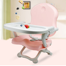 Load image into Gallery viewer, Adjustable Folded Baby Kids Booster Seat High Chair Detach Tray Baby Chairs Dinner Plate Feeding Portable Children Safety Seat
